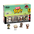 FUNKO BITTY POP! JURASSIC PARK 4 PACK JOHN HAMMOND, TYRANNOSAURUS, STYIMOLOCH, VELOCIRAPTOR MINI FIGURES