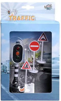 KIDS GLOBE 571835 TRAFFIC LIGHT AND ROAD SIGNS