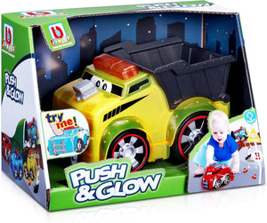 BBURAGO JUNIOR 89007 PUSH & GLOW DUMP TRUCK