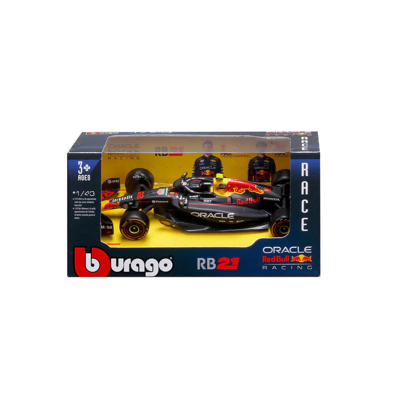 1 BURAGO 60039C NO22 ORACLE RED BULL 2025 TSUNODA RB21 F1 CAR 1/43RD SCALE