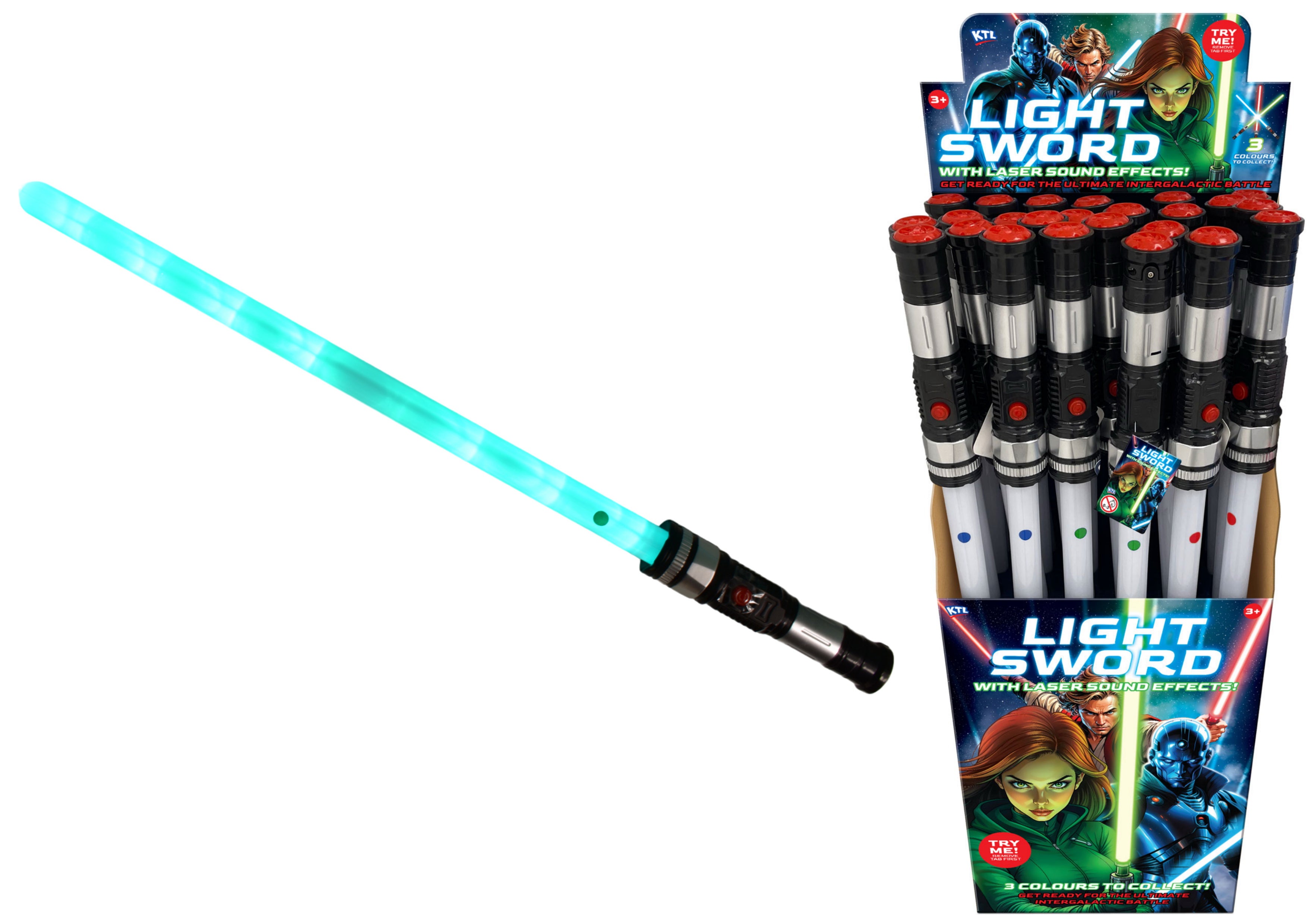 COMBAT MISSION TY2779 LIGHT SWORD SABRE ASST COLOURS ONE SUPPLIED