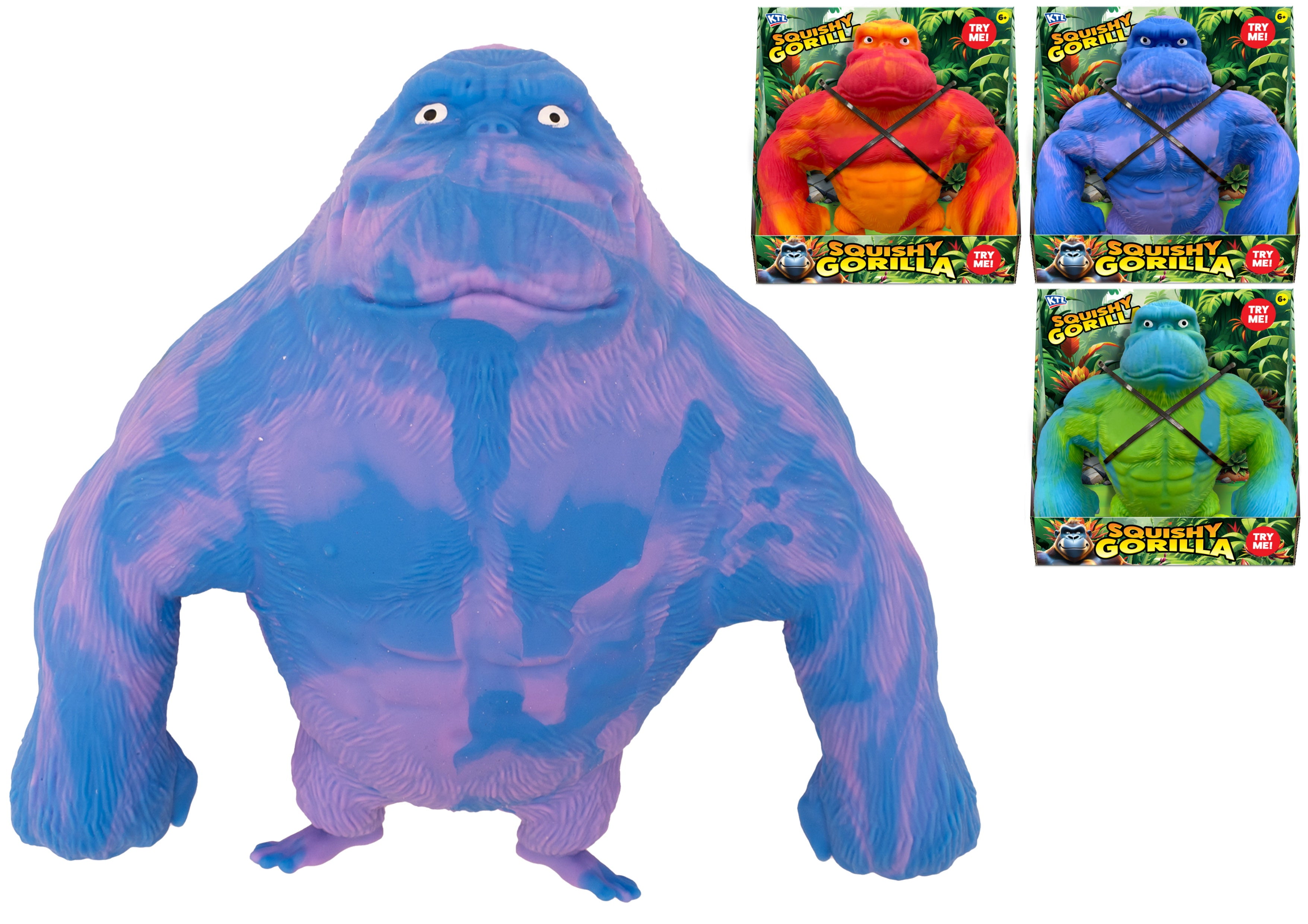 LARGE TY3537 SQUISHY 2.2KG GORILLA