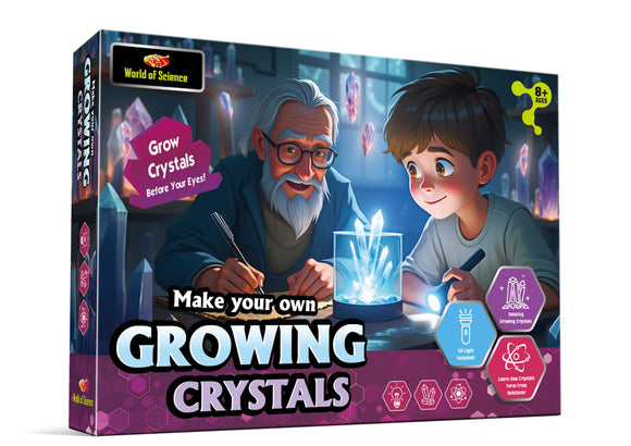 WORLD OF SCIENCE TY3763 GROWING CRYSTALS SCIENCE KIT