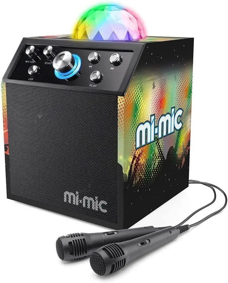 TOYMASTER TY6088A Mi Mic KARAOKE CUBE SPEAKER & TWO MIC