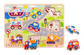 TOOKY TOY TY860 WOODEN VEHICLE PUZZLE