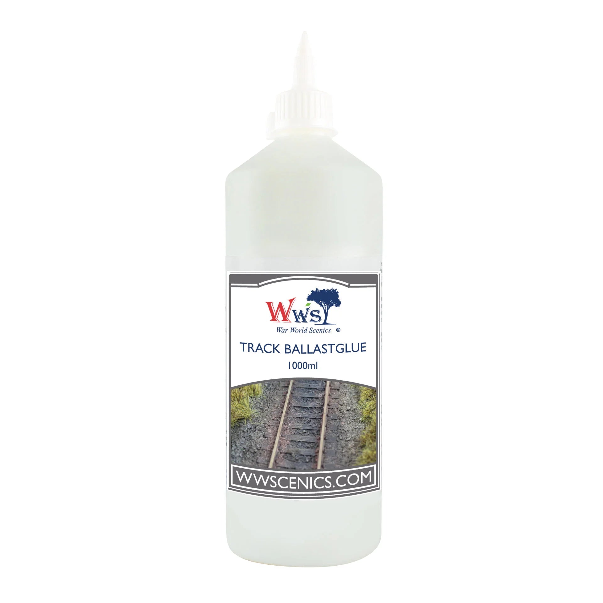 PECO WWS SCENICS  WSGL-013TRACK  BALLAST BOND LIQUID ADHESIVE 1000ML