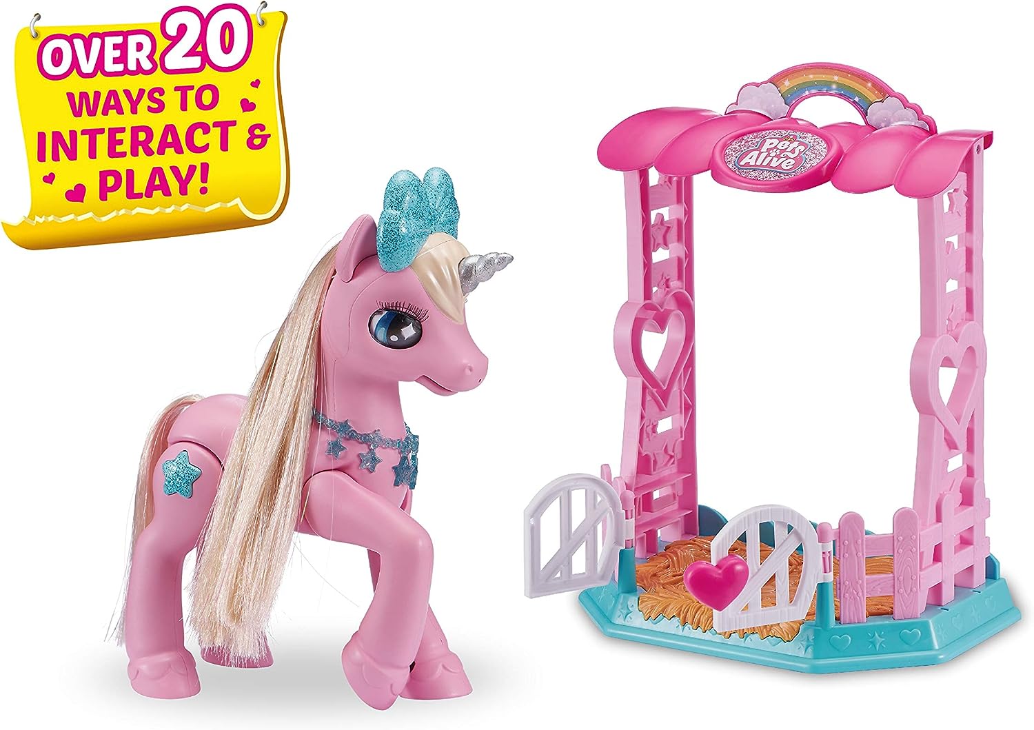 ZURU PETS ALIVE 9502 MY MAGICAL UNICORN & STABLE