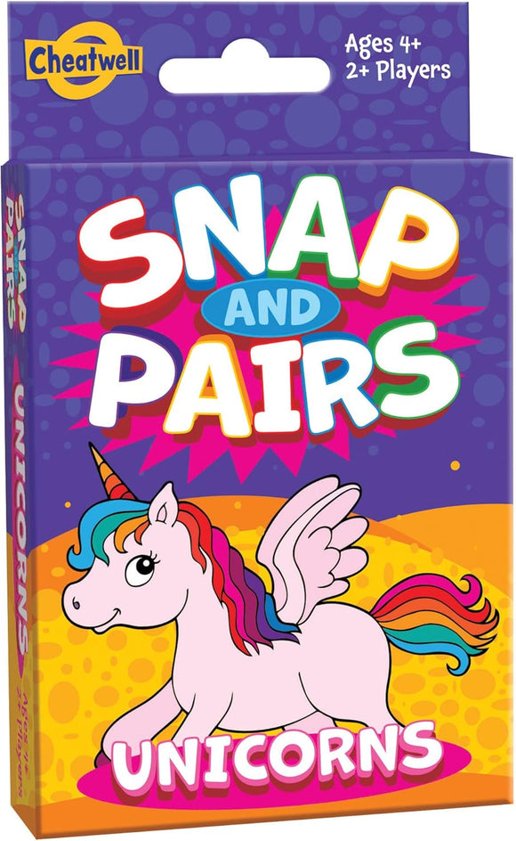 CHEATWELL GAMES 12674 SNAP AND PAIRS UNICORNS CARD GAME