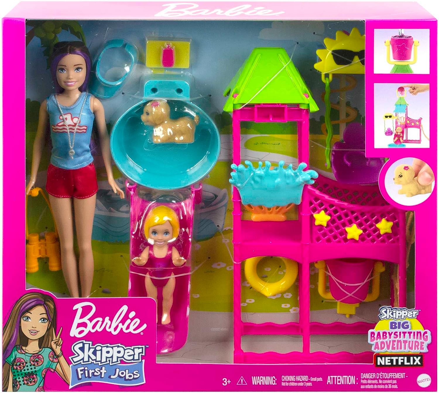 BARBIE HKD80 SKIPPER WATERPARK PLAYSET