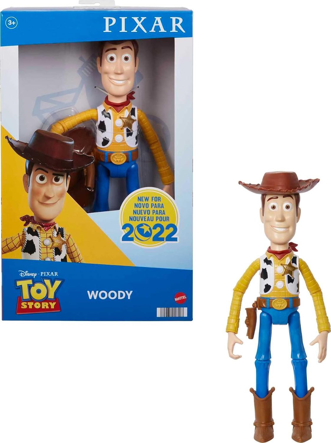 DISNEY TOY STORY HFY26 WOODY POSABLE FIGURE