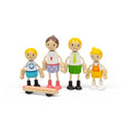 TIDLO TO184 WOODEN DOLL HOUSE WHITE FAMILY