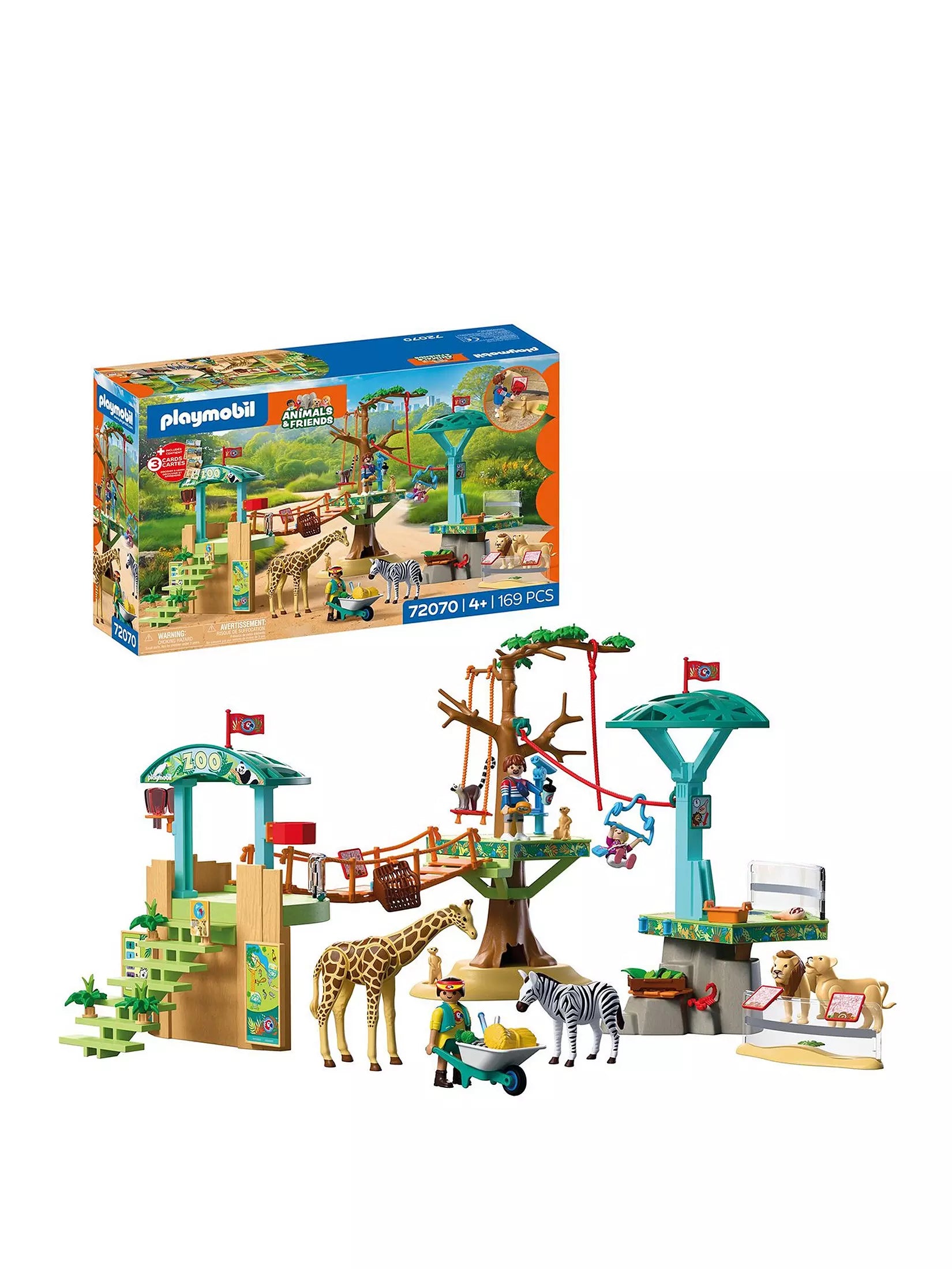 PLAYMOBIL 72070 ZOO WILDERNESS CLIMBING PARK