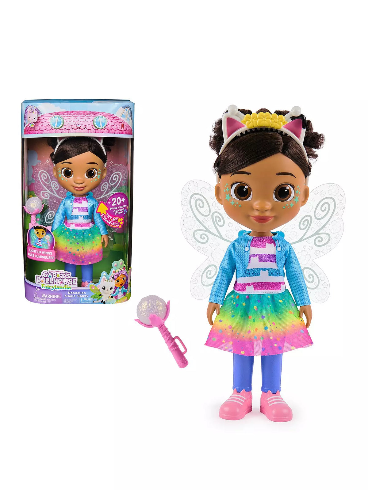 GABBYS DOLLHOUSE 6076266 FAIRYLANDIA DANDELION MAGIC 'GABBY' DOLL