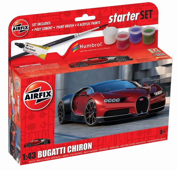 AIRFIX A55005 Starter Set - Bugatti Chiron   1/43  KIT
