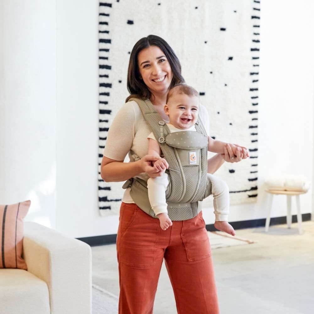 Ergobaby Omni Breeze Soft Olive Diamond Baby Carrier