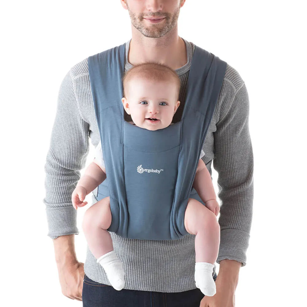 Ergobaby Embrace Newborn Baby Carrier Oxford Blue