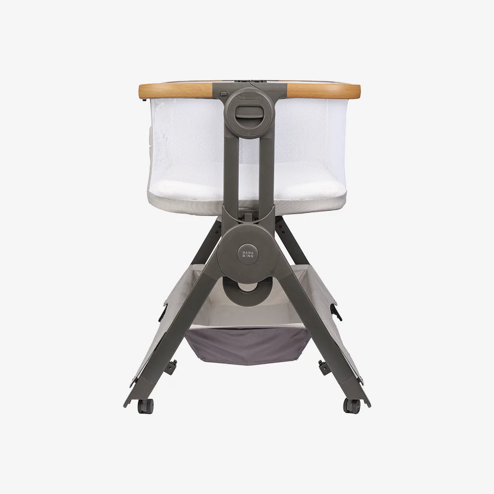 Bababing Bedside Travel Crib Beige