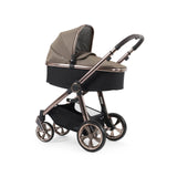Oyster 3 Luxury Travel System In Mink on NEW Bronze Chassis