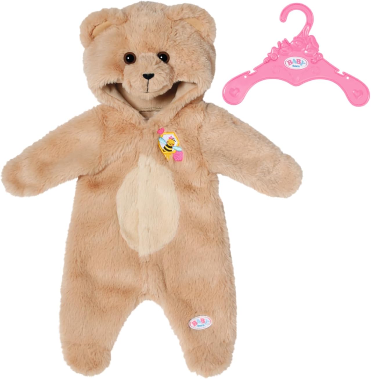 BABY BORN 836088 ONESIE BEAR SUIT 43cm