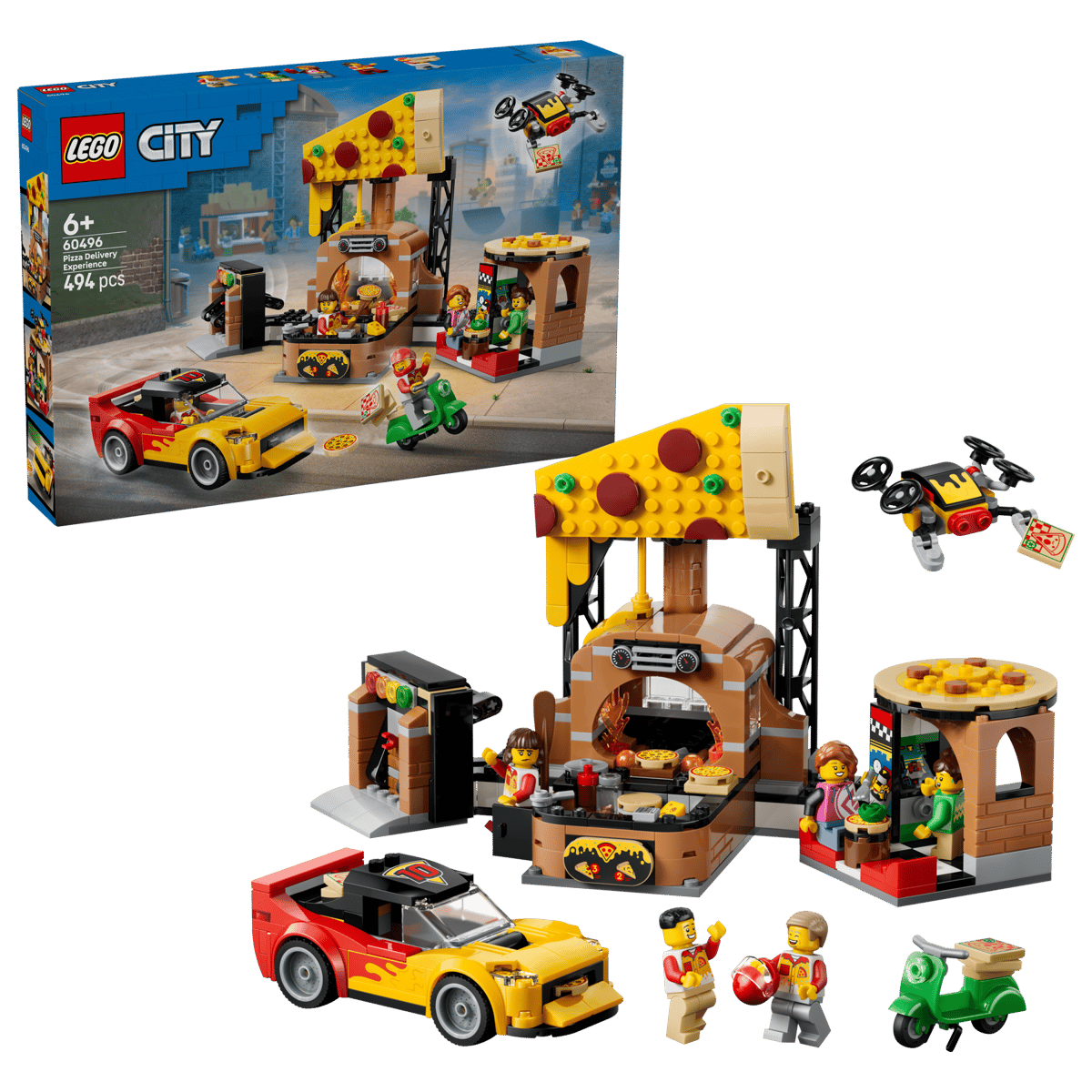 ** 20% OFF ** LEGO CITY 60496 PIZZA DELIVERY EXPERIENCE