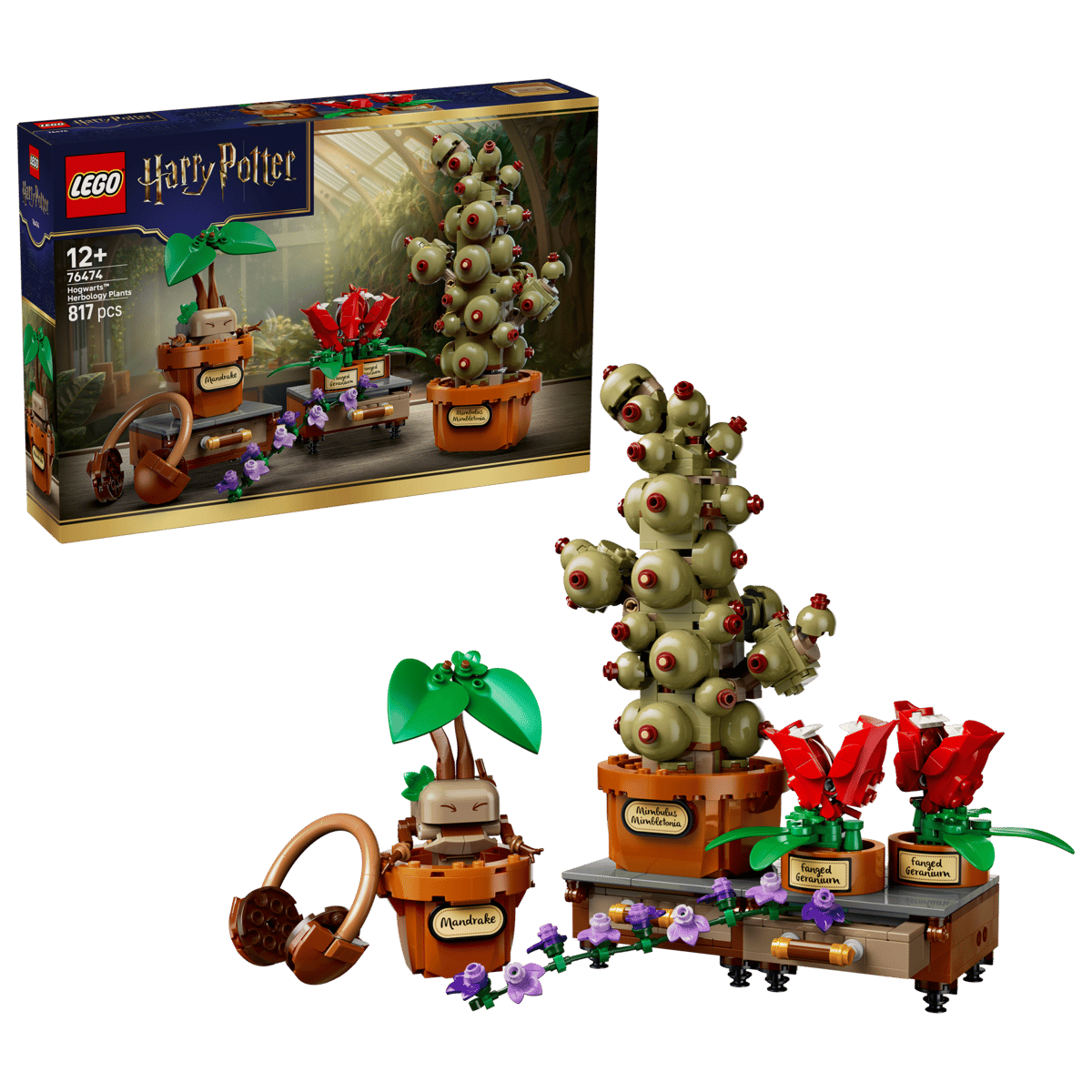 LEGO 76474 HARRY POTTER HERBOLOGY PLANTS
