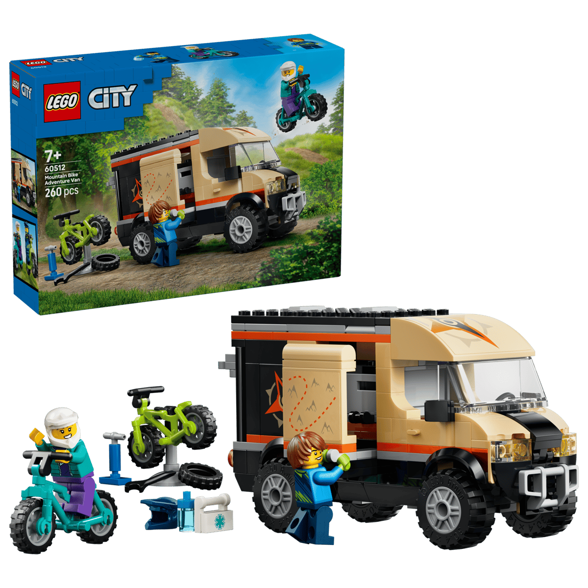 LEGO CITY 60512 MOUNTAIN BIKE ADVENTURE VAN