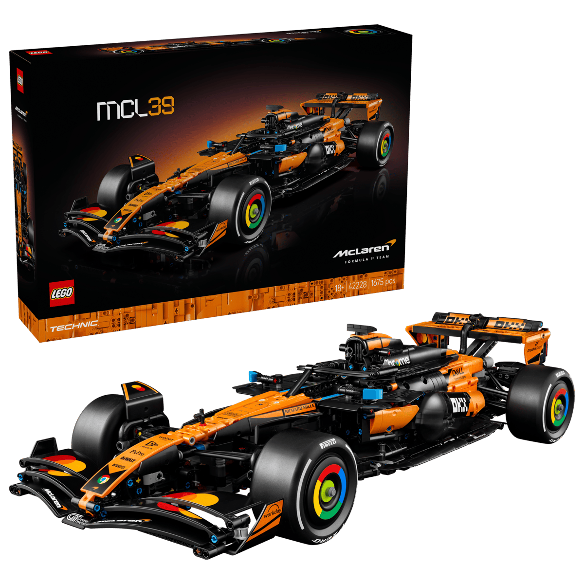 LEGO 42228 TECHNIC MCLAREN MCL39 F1 CAR