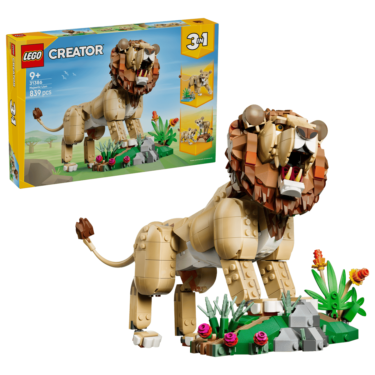 ** £10 OFF ** LEGO 31386 CREATOR 3 IN 1 MAJESTIC LION