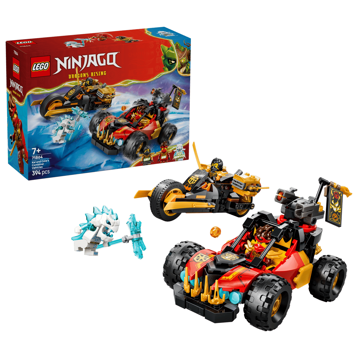 LEGO 71864 NINJAGO KAI AND COLE'S COMBINER VEHICLE