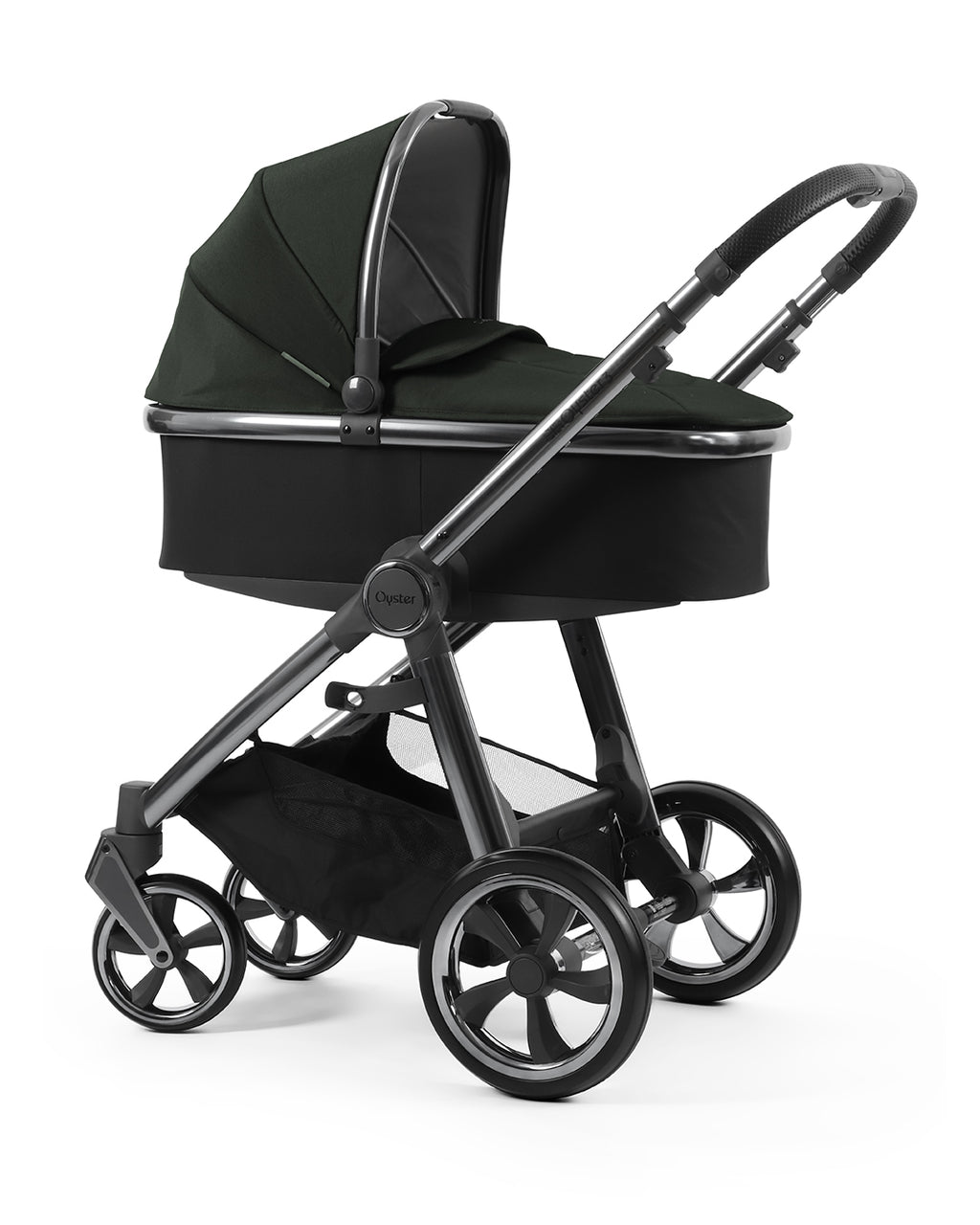 Oyster 3 Ultimate Travel System In Black Olive on Gunmetal Chassis