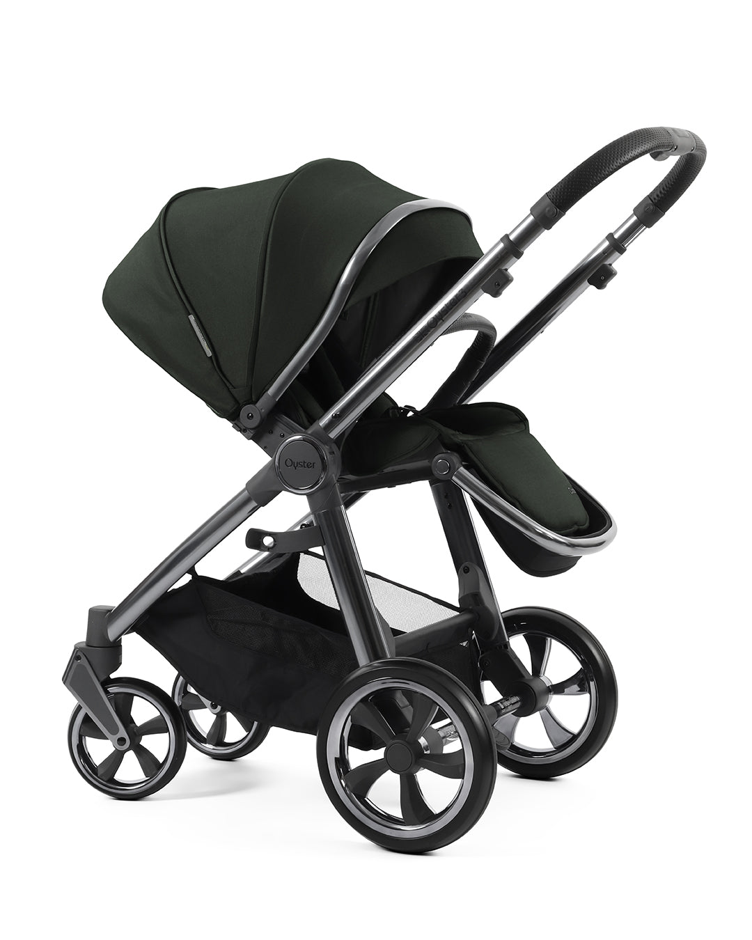 Oyster 3 Ultimate Travel System In Black Olive on Gunmetal Chassis