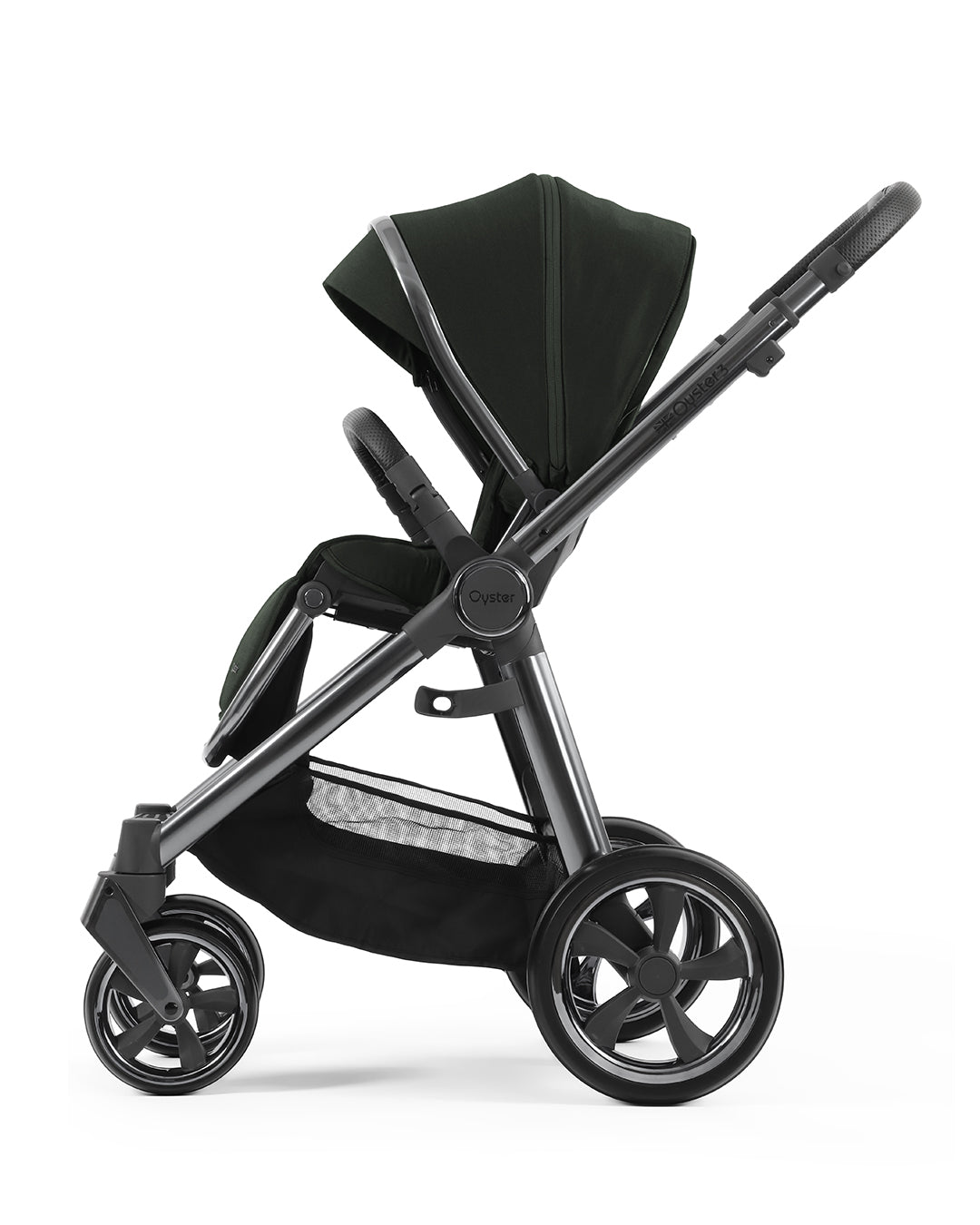 Oyster 3 Ultimate Travel System In Black Olive on Gunmetal Chassis