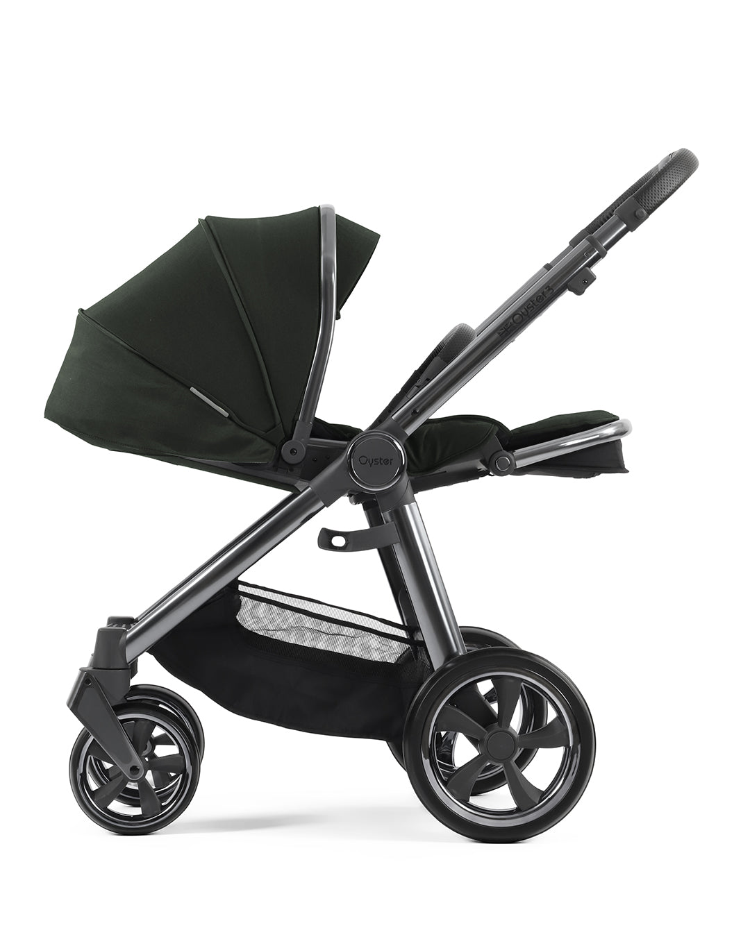 Oyster 3 Ultimate Travel System In Black Olive on Gunmetal Chassis