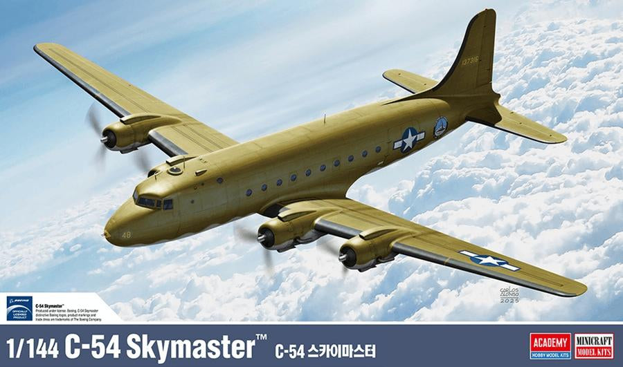 ACADEMY 12652 C-54 SKYMASTER 1/144TH SCALE