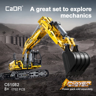 Cada Bricks C61082W Functional Excavator - 1702 pcs