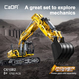 Cada Bricks C61082W Functional Excavator - 1702 pcs