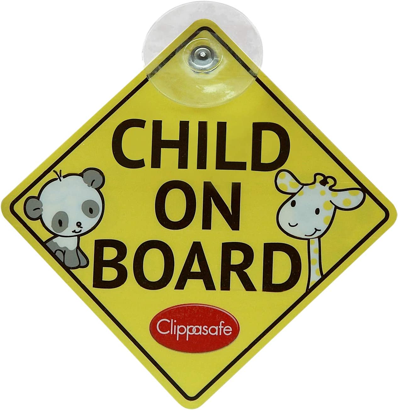 Clippasafe Baby or Child On Board Sign (Double Sided)