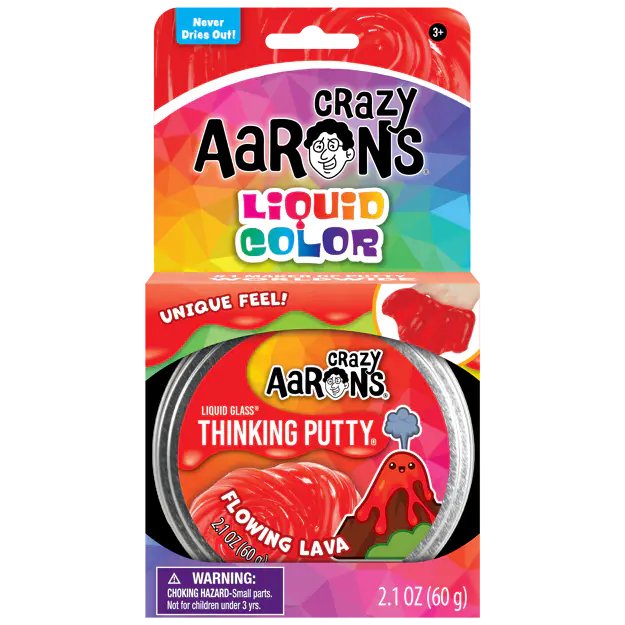 CRAZY AARONS 0V014 THINKING PUTTY LIQUID GLASS FLOWING LAVA