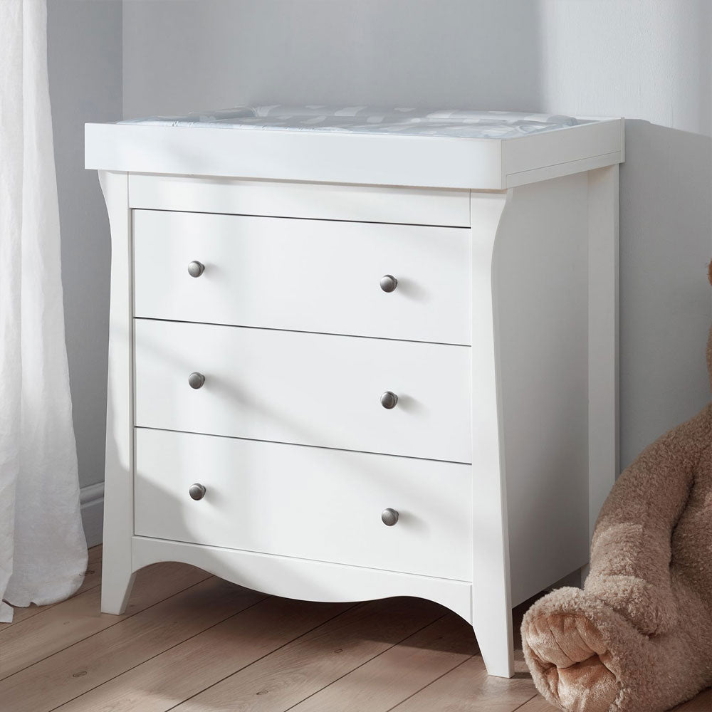 Cuddle Co Clara 2 Piece Room Set White