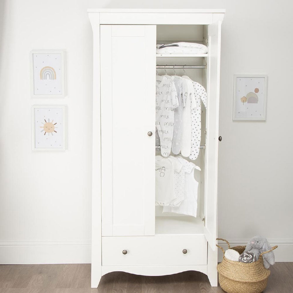 Cuddle Co Clara 3 Piece Room Set White