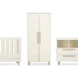 Cuddle Co Harper 3 Piece Room Set Cream & Ash