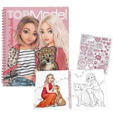TOP MODEL 13737 COLOURING BOOK LEOHEART