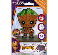 CRAFT BUDDY CAFGR-MCU008 MARVEL GROOT CRYSTAL ART BUDDIES