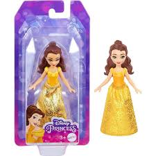 DISNEY PRINCESS HLW78 BELLE SMALL 9CM DOLL