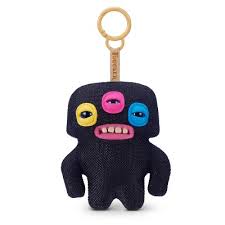 FUGGLER 15760J ANNOYED ALIEN BLACK 5" KEYRING