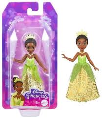 DISNEY PRINCESS HLW71 TIANA SMALL 9CM DOLL