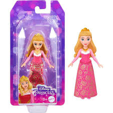 DISNEY PRINCESS HLW76 AURORA SMALL 9CM DOLL