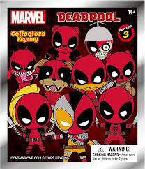 DEADPOOL MARVEL SERIES 3 BLIND BAG FIGURE KEYRING