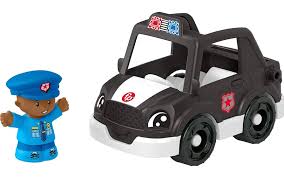 FISHER PRICE JCW61 LITTLE PEOPLE POLICE CAR AND FIGURE