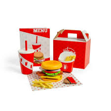 BIGJIGS 37024 BURGER AND FRIES SET